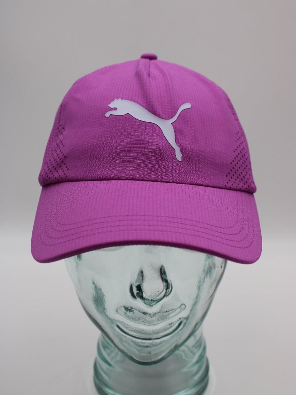 Puma Pink Purple Baseball Cap Adjustable Strapback Running Golf Tennis Gym Hat